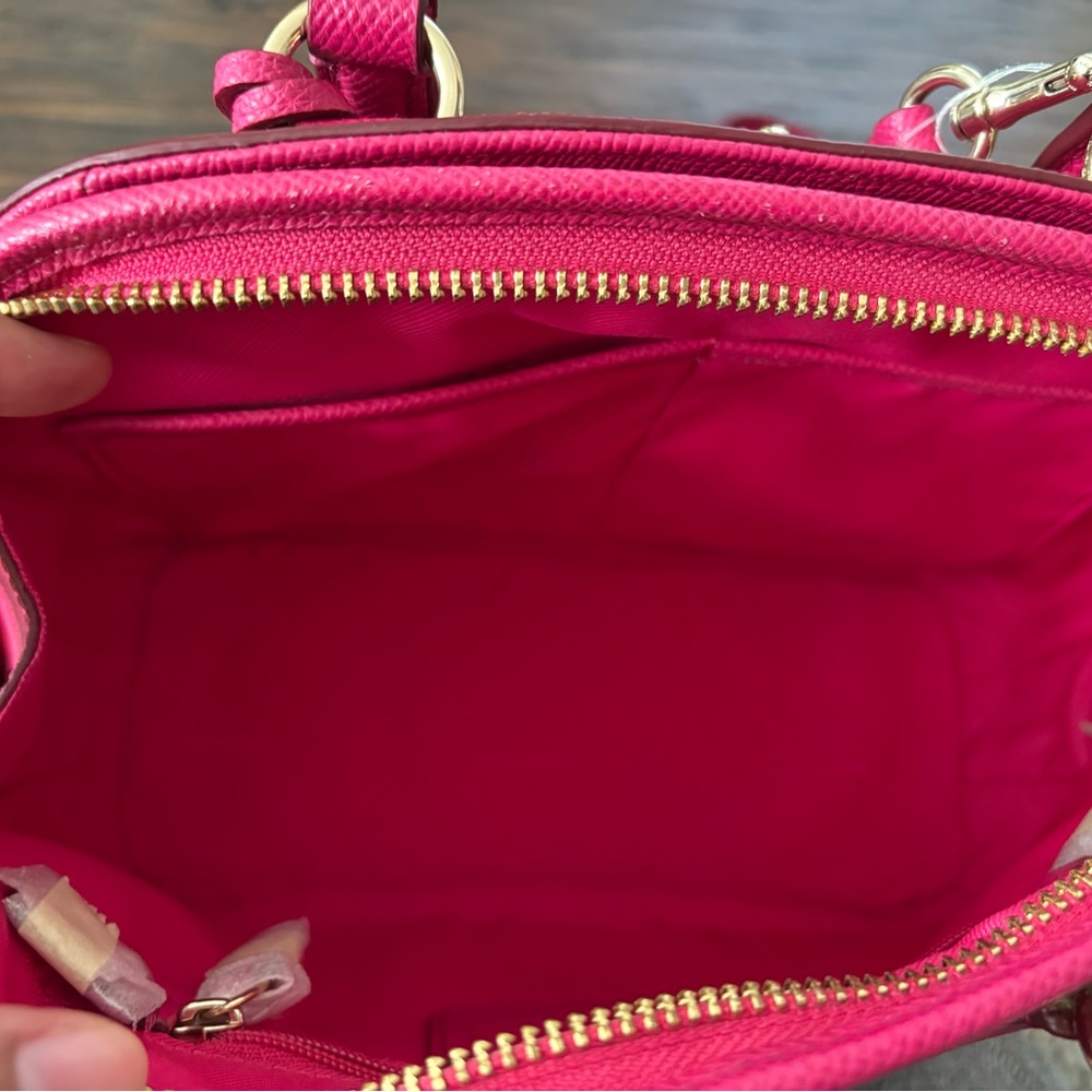 Coach Vibrant Pink Satchel - Picture 5 of 13